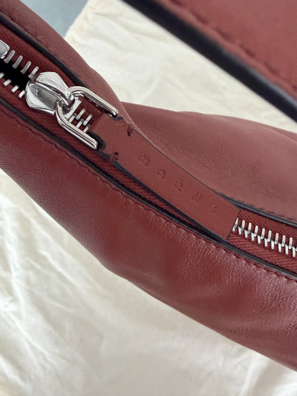 Like New - MARNI - Dot Bag - Brown - Picture 10 of 11